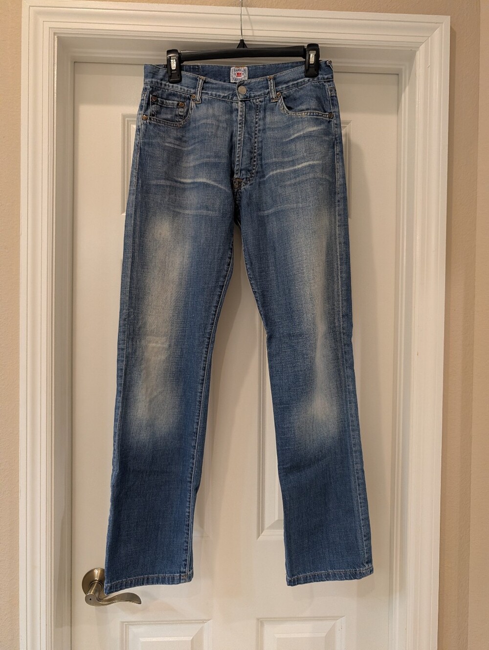 Franklin Marshall Faded Straight Leg Jeans Size 29/30
